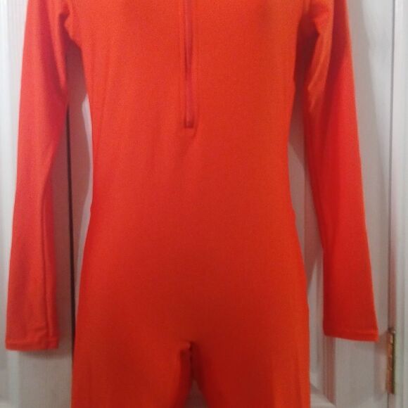 Nike long sleeve bodysuit Auburn Tigers fitted sexy dedicated fan gameday Sz M - Picture 5 of 10